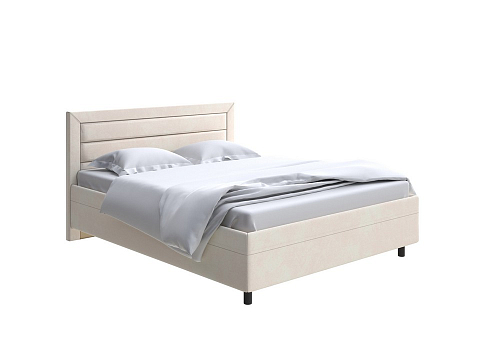 Кровать 140х200 Next Life 2 - Cтильная модель в стиле минимализм с горизонтальными строчками