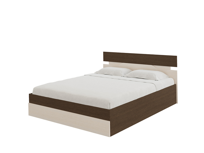 Кровать Milton с подъемным механизмом 140x190 ЛДСП Бунратти/Дуб Венге - Современная кровать с подъемным механизмом.