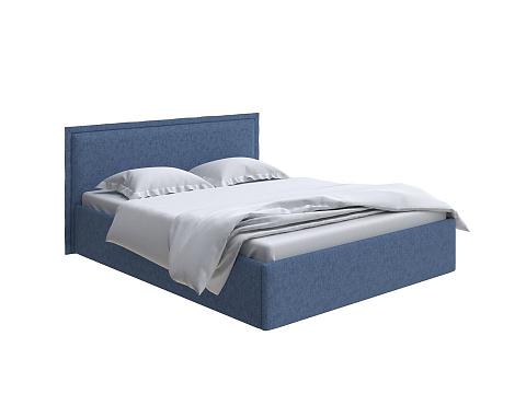 Кровать 140х200 Aura Next - Кровать в лаконичном дизайне в обивке из мебельной ткани