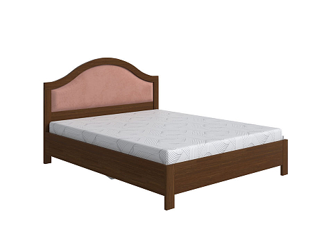 Двуспальная деревянная кровать Ontario с подъемным механизмом - Уютная кровать с местом для хранения