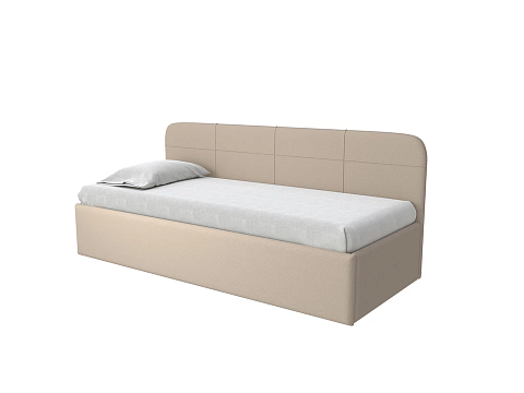 Кровать с мягким изголовьем Life Junior софа (без основания) - Небольшая кровать в мягкой обивке в лаконичном дизайне.