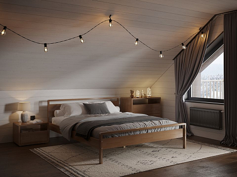 Деревянная кровать Alma - Кровать из массива в минималистичном исполнении