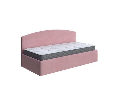 Розовая кровать Hippo - Удобная детская кровать в мягкой обивке