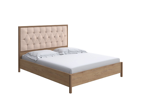 Двуспальная кровать с матрасом Vester Lite - Современная кровать со встроенным основанием