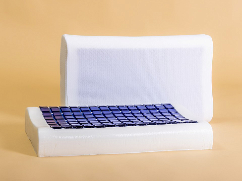 Подушка с эффектом памяти ClimatGel Ergo Massage - Подушка с охлаждающими вставками. 