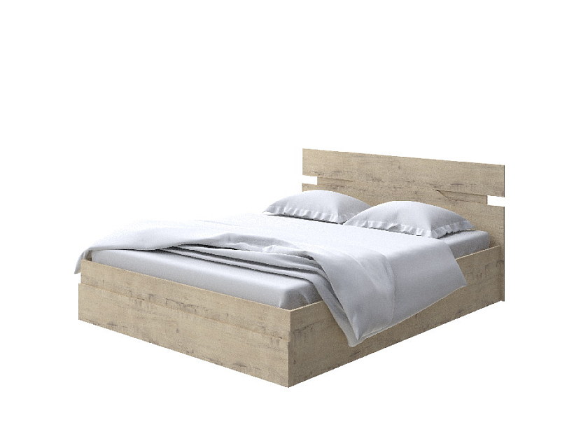 Кровать Milton с подъемным механизмом 140x190 ЛДСП Бунратти - Современная кровать с подъемным механизмом.