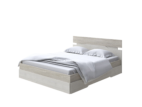 Деревянная кровать Milton - Современная кровать с оригинальным изголовьем.