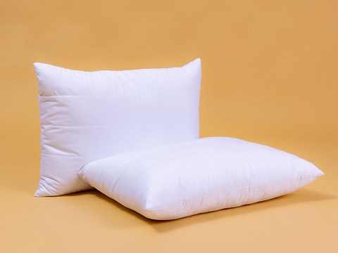 Пуховая подушка Base - Универсальная подушка с полиэфиром в чехле из микрофибры