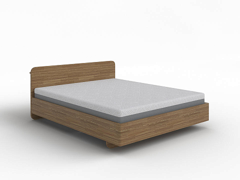 Большая двуспальная кровать Minima с подъемным механизмом - Кровать в стиле экоминимализма.