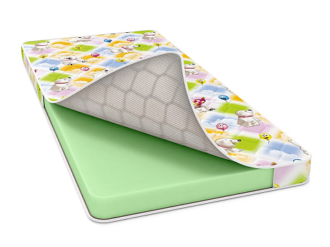 Тонкий матрас Baby Sweet - Беспружинный матрас для детей с рождения. Использованы безопасные материалы. 