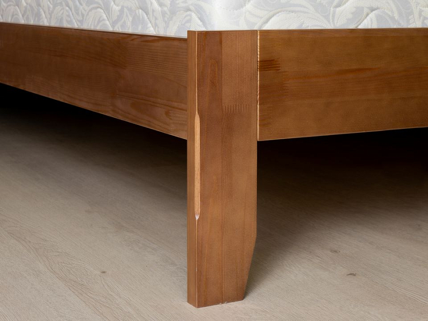 Кровать Marselle-тахта 200x190 Массив (сосна) Антик - Деревянная кровать со встроенным основанием