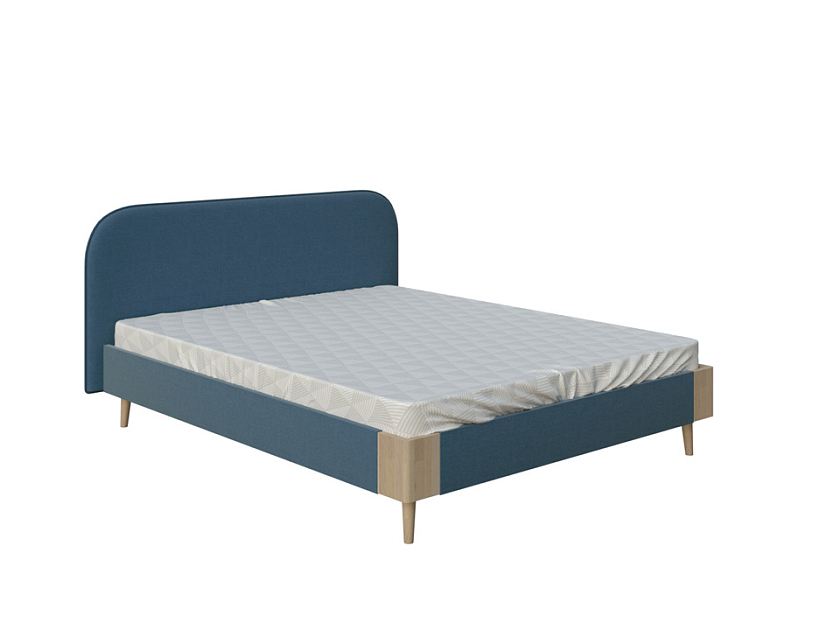 Кровать Lagom Plane Soft - Оригинальная кровать в обивке из мебельной ткани.